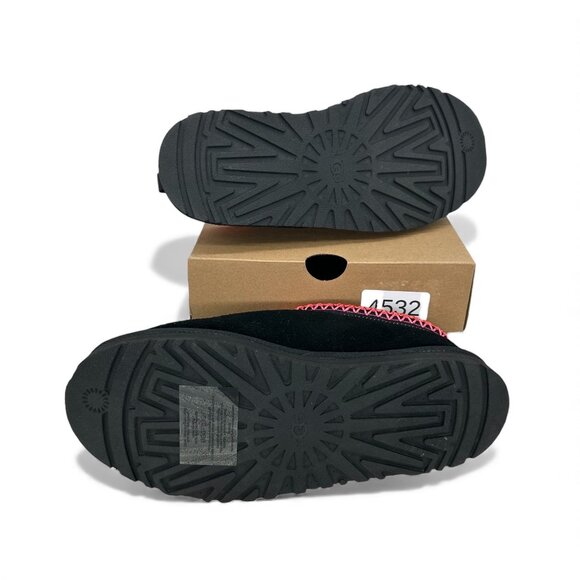 UGG Tazz Slip-On Shearling Clog Black Pink Youth 6 Fits Women’s 7.5–8 EU 38 - Picture 12 of 13